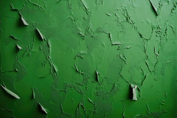Peeling Green Wall