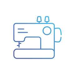 Sewing machine vector icon