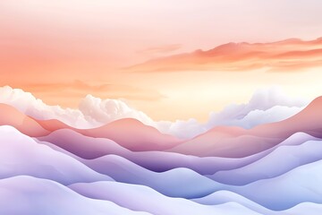 Valentine's day love in nature's embrace ethereal landscape soft colors sunset serenity