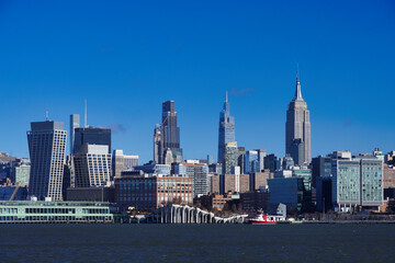 New York Midtown seen from Hoboken waterfront.