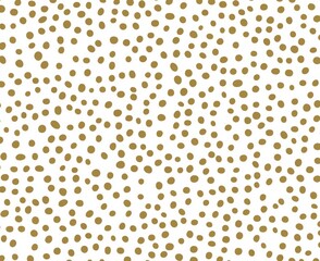 Abstract background featuring wavy lines, dots. Golden and white contemporary design.