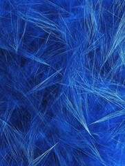 Fototapeta premium Blue Hair Close Up
