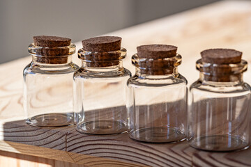 old bottle with a cork