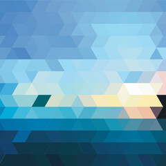 Vector of colourful abstract mosaic pattern. geometric design