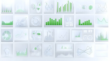 Green Data Dashboard Environmental Sustainability Performance Metrics.