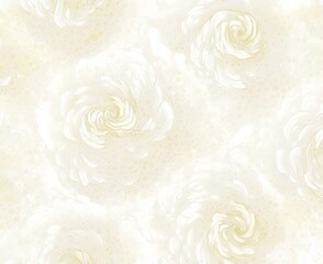 Fototapeta premium Background with wavy lines and points, adorned with a modern pattern of gold and white.