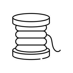 Spool of thread vector icon