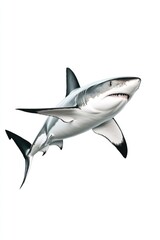 Obraz premium Shark mid-air catch