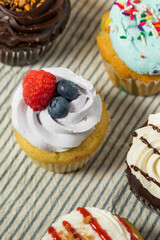 Sweet Homemade Assorted Gourmet Cupcakes
