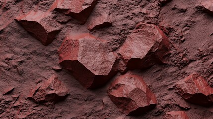 Fototapeta premium Abstract Red Rock Surface Texture Pattern