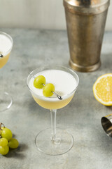 Boozy Refreshing Grape Grappa Vento Cocktail