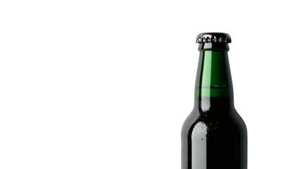 bottle of beer isolated on white background