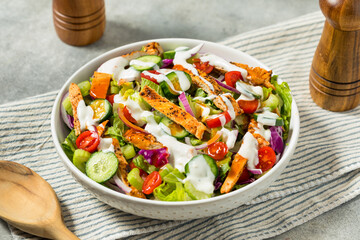 Healthy Homemade Buffalo Chicken Salad