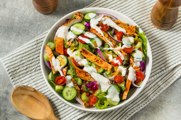 Healthy Homemade Buffalo Chicken Salad