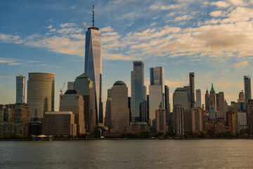 Obraz premium USA. New York City Landmarks. New York World Trade Center. New York skyline. New York City architecture.