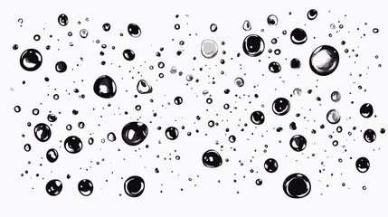 White background water drop icons for design projects and concepts