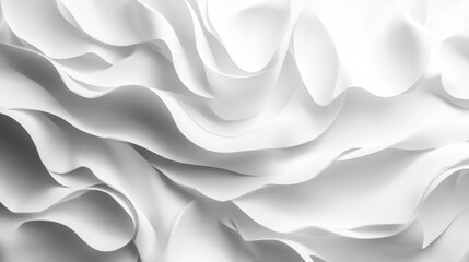 Fototapeta premium Abstract white monochrome background, for design brochure, website, flyer. Geometric white wallpaper for certificate, presentation, landing page