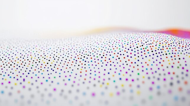 Diamons dot on white background