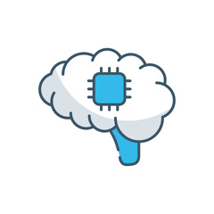 Brain vector icon