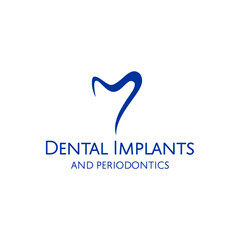 Obraz premium Dental Implants and Periodontics logo design embodies professional elegance and modern clarity, crafted as an editable vector brand identity.