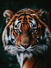 Fototapeta premium Tiger Face Close Up