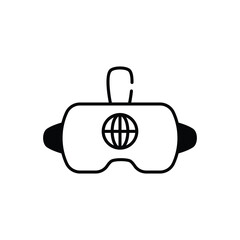 Obraz premium Virtual Reality vector icon