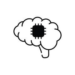 Brain vector icon