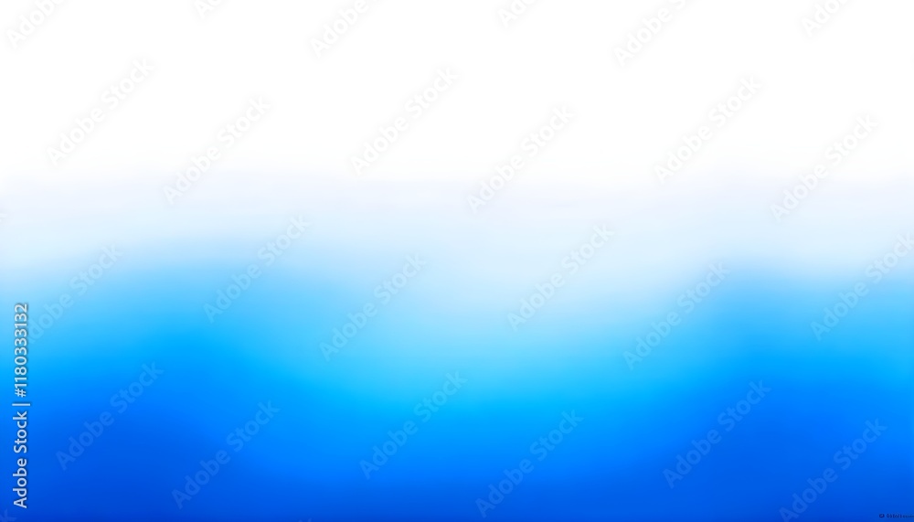 Poster a softly blurred gradient background transitions seamlessly from white to blue, evoking a sense of t