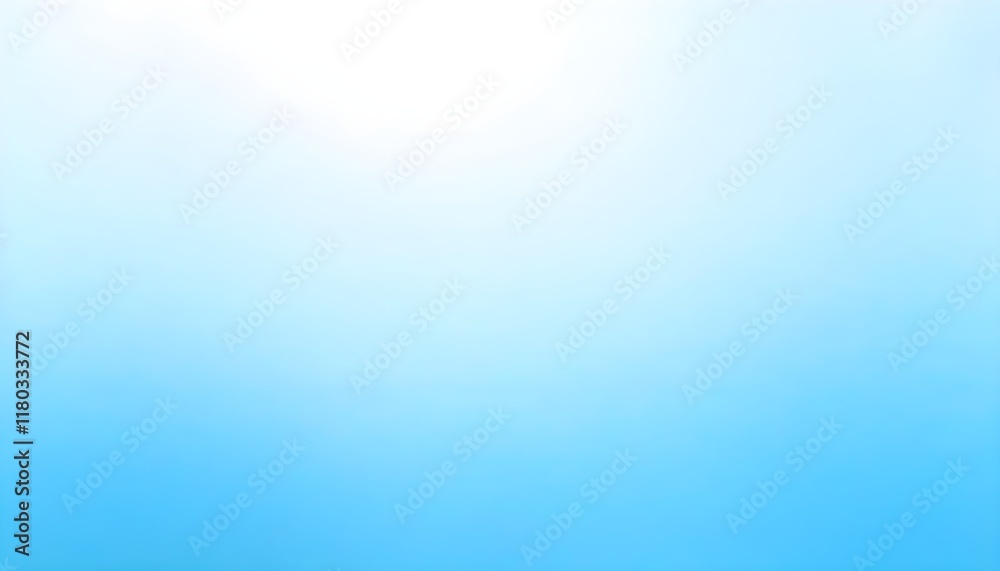 Poster a softly blurred gradient background transitions seamlessly from white to blue, evoking a sense of t