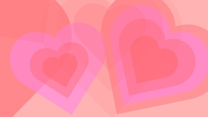 Valentine themed pink hearts background with copy space, perfect for love and romantic themed designs 