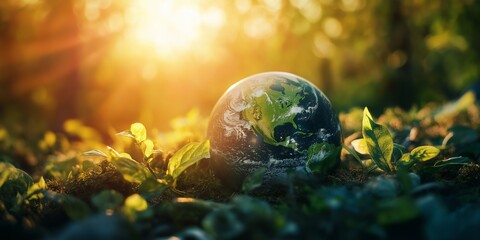 Green Earth Eco-Friendly Concept