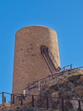 Torre del Pirulico tower, Mojacar, Almeria, Spain