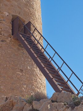 Torre del Pirulico tower, Mojacar, Almeria, Spain