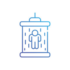 Teleportation  vector icon