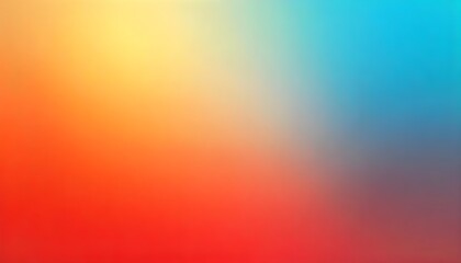 An abstract blurred background featuring a smooth orange and blue gradient with soft transitions and vibrant hues 