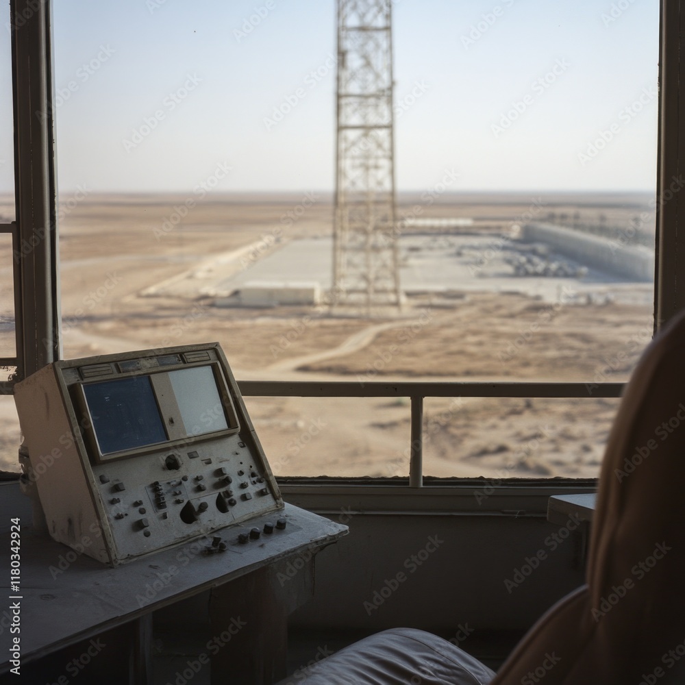 Poster View from inside a remote control unit showing its internal components and controls