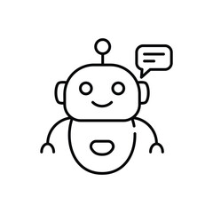 Robotic Personal Assistants vector icon