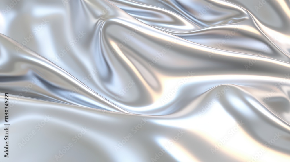 Wall mural abstract background for wallpaper, pattern and label on website. light silver metal texture or shiny