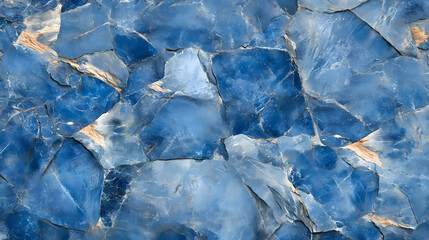 Obraz premium Blue limestone wall texture. Flamestone. Illustration