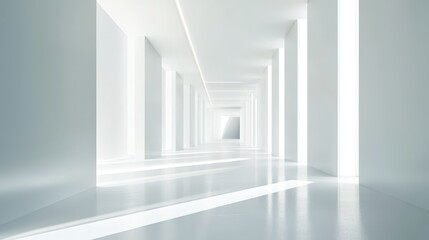 Fototapeta premium abstract white and gray background with lines white light & grey background. Space design concept. abstract white and gray background with lines white light & grey background. Space design concept.