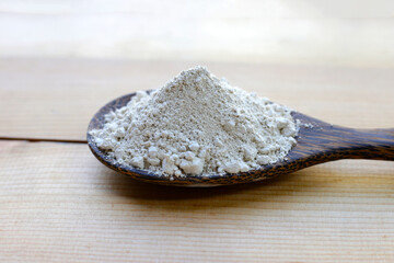 White clay filler, Soft-prepared chalk.  Thai tradition, Songkran festival