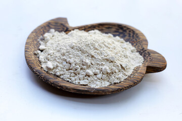 White clay filler, Soft-prepared chalk.  Thai tradition, Songkran festival