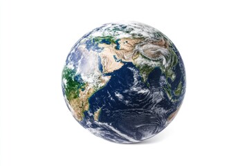 A simple and clear image of the Earth against a white background, ideal for use in presentations or as a symbol for environmental awareness