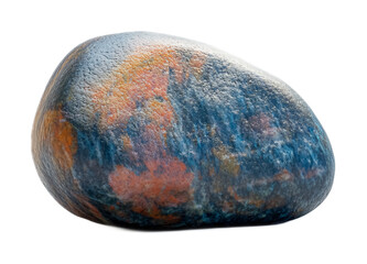 Fototapeta premium Tranquil Meditation Stone for Mindfulness Isolated on White Background