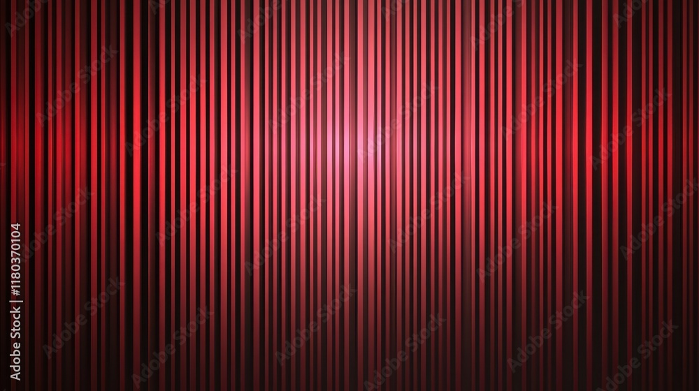 Wall mural modern and minimalist heart pattern background with red heart lines. printable container background 