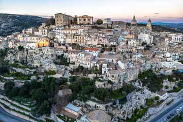 Ragusa Ibla al tramonto