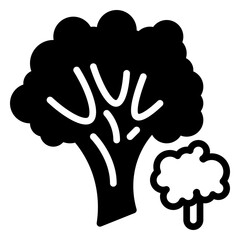 Backpack icon, glyph icon style