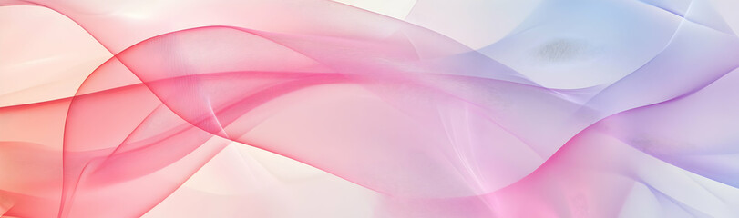 Elegant Swirls: Delicate pastel lines swirling in an abstract, decorative composition AI Generated