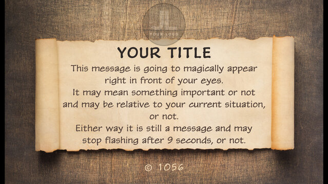 Hidden Message On Old Paper