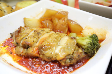 ビジネスクラスの美味しい料理